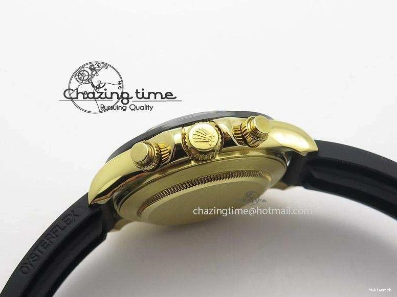 Maker Black A7750@6 Rubber BP Markers Sticks Daytona Gold Strap On Dial Subdial YG 0503
